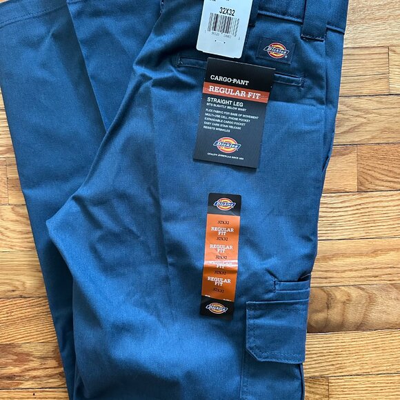 Dickies Other - SOLD NWT Dickies Men's FLEX Regular Fit Cargo Pants - Size 32 x 32, Blue